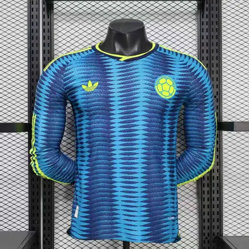 2026 Long Sleeve Player Version Colombia National Team Away Football Jersey 1:1 Thai Quality