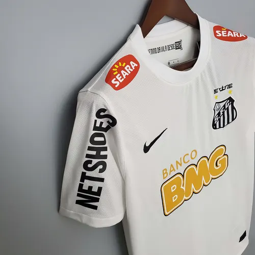 2012 Retro Santos Heim Fußballtrikot AAA fan-gradät — view 6