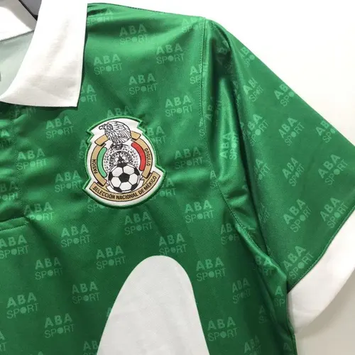 1995 Retro Mexiko Heim Fußballtrikot Thai-Qualität — view 5