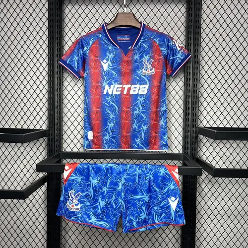 2024/2025 Crystal Palace Home Soccer Jersey Kids Size AAA fan-grade