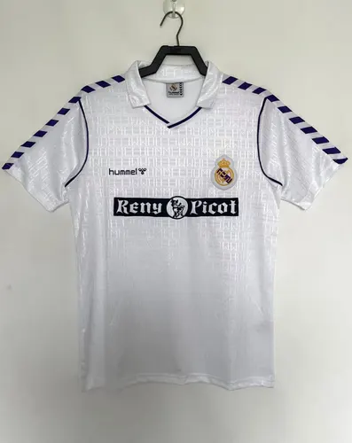 Maillot Domicile Rétro Real Madrid 1988-1990 Qualité Thaï