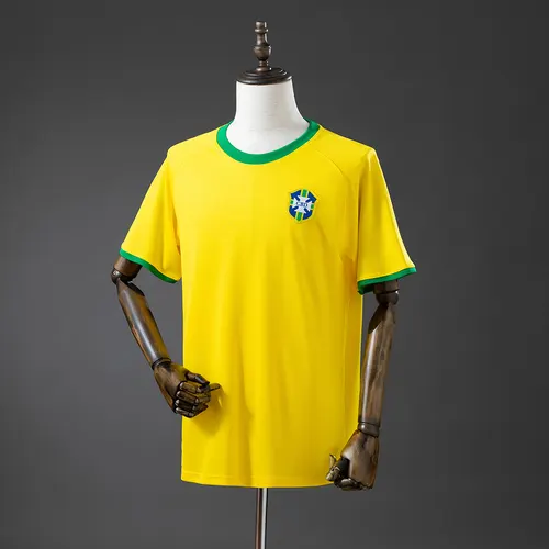 2020 Retro Brazil Home Football Shirt AAA fan-grade — view 1