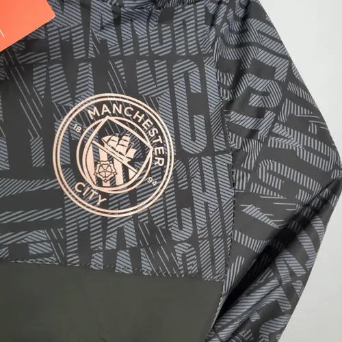 2021/2022 Manchester City Jersey Windbreaker Black — view 5