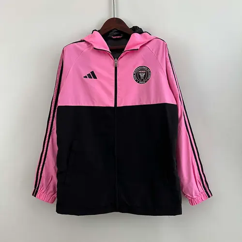 2023 Inter Miami Windbreaker (pink-black) Soccer Jersey AAA fan-grade
