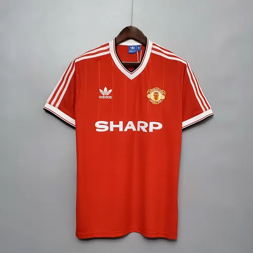 Camiseta de Fútbol Retro 1983/1984 Local Manchester United Calidad Tailandesa
