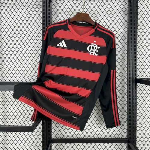 2025/2026 Flamengo Long Sleeves Home Football Jersey AAA fan-grade
