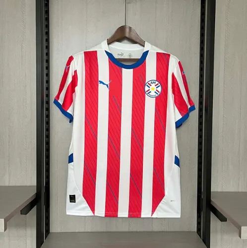 2024 Paraguay Nationalmannschaft Heim Fußballtrikot AAA Fan-Qualität