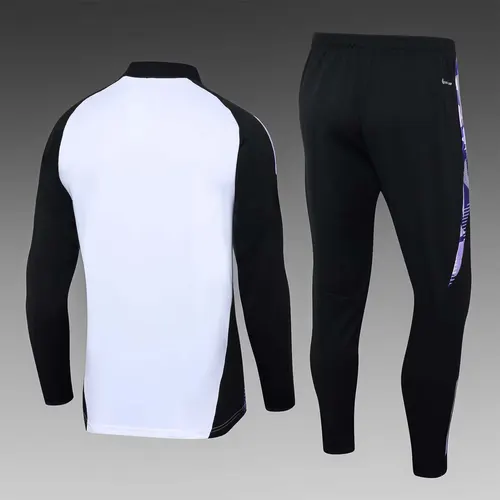 2024-2025 Germany Half-Pull Training Suit White Jersey Set — view 2