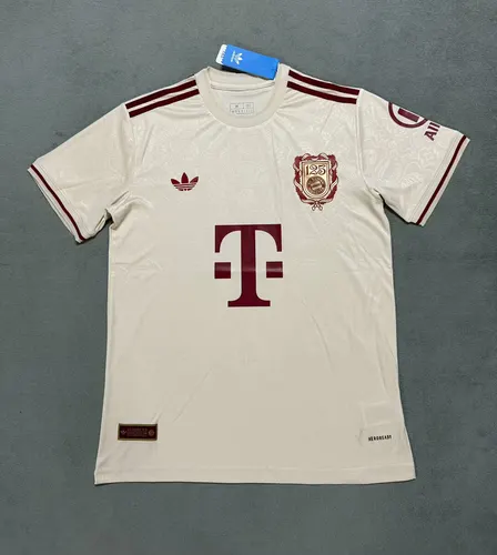 2025/2026 Bayern Munich 125e Anniversaire Édition Abricot Maillot de Football Qualité Thaïlandaise