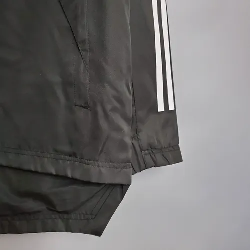 Coupe-vent maillot Real Madrid 2021 Noir (Bordure Blanc Rouge) — view 8