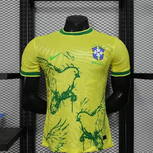 2025-2026 プレイヤーバージョン ブラジル スペシャルエディション サッカーシャツ AAA ファングレード
