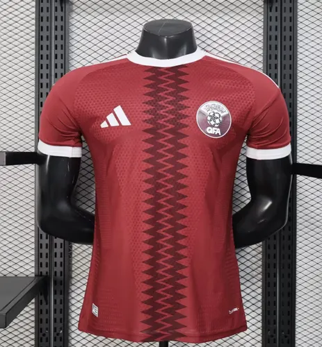 Camisa de Futebol Casa Seleção Nacional Catar Versão Jogador 2026 Qualidade Tailandesa