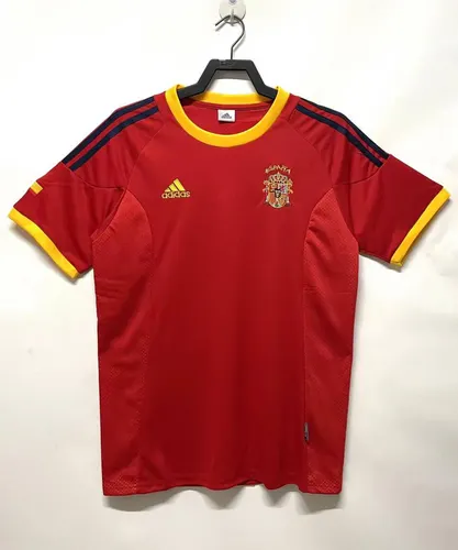 2002 Retro Spain Home Soccer Shirt — view 1
