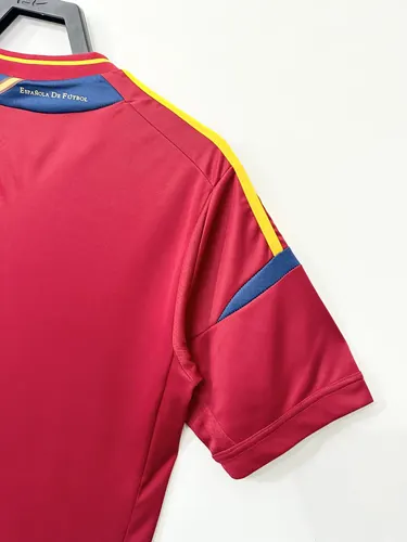 2012 Retro Spain Home Soccer Shirt — view 8