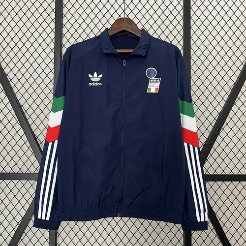 2024 Italy Windbreaker Blue Jersey — view 1
