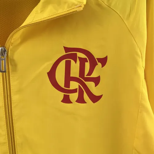 2023 Flamengo Windbreaker yellow Soccer Jersey AAA fan-grade — view 6