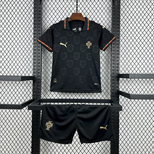 2026 Portugal Special Edition Black Football Jersey 1:1 Thai Quality Kids Size