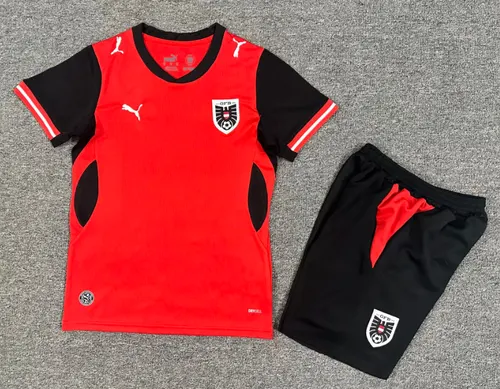 2026 Austria Selección Nacional Local Camiseta de Fútbol 1:1 Calidad Tailandesa Talla Infantil