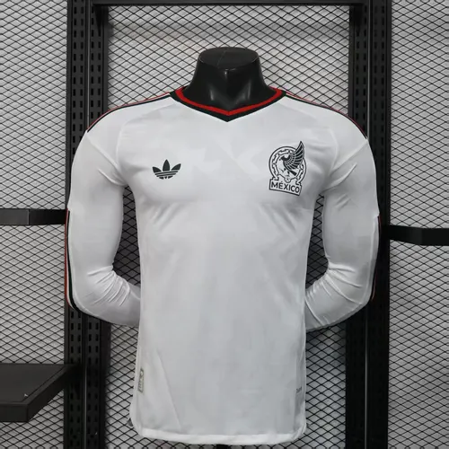 2026 プレイヤー版 長袖 メキシコ アウェイ サッカーシャツ AAA ファングレード