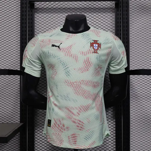 Camisa de Futebol Fora Versão Jogador Portugal 2025 AAA qualidade fã