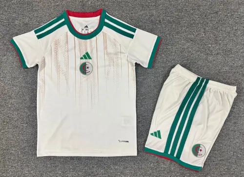 2026 قميص كرة قدم منتخب الجزائر الوطني الأساسي جودة تايلاندية مقاس أطفال