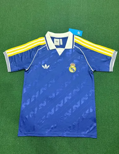 2026/2027 Real Madrid Edição Especial Azul Camisa de Futebol 1:1 Qualidade Tailandesa