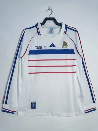 1998 Retro Long Sleeve France Away Football Shirt AAA fan-grade
