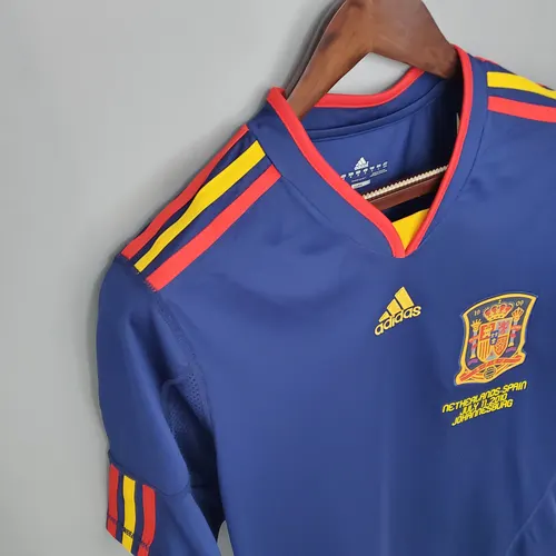 2010 Retro Spain Away Soccer Shirt — view 6