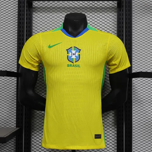 2025/2026 Player Version Brazil Home Football Jersey AAA fan-grade