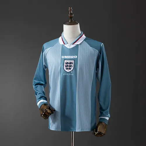 1996 Retro England Away Long Sleeve Jersey AAA fan-grade