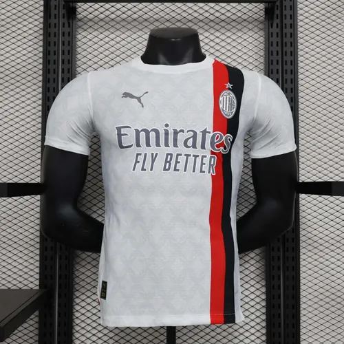 Camiseta Fútbol AC Milan Visitante Versión Jugador 2023/2024 Calidad Tailandesa