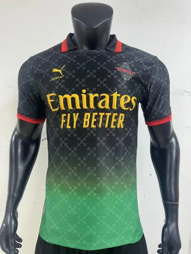 2025/2026 Spielerversion AC Milan Co-Branded Edition Fußballtrikot Thai-Qualität