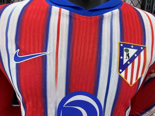 2024/2025 Player Version Atletico Madrid Home Long Sleeve AAA fan-grade — view 4
