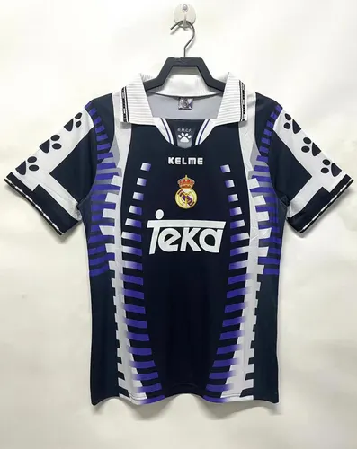 1997/1998 Rétro Real Madrid Third Extérieur Maillot de Football Qualité Thaï