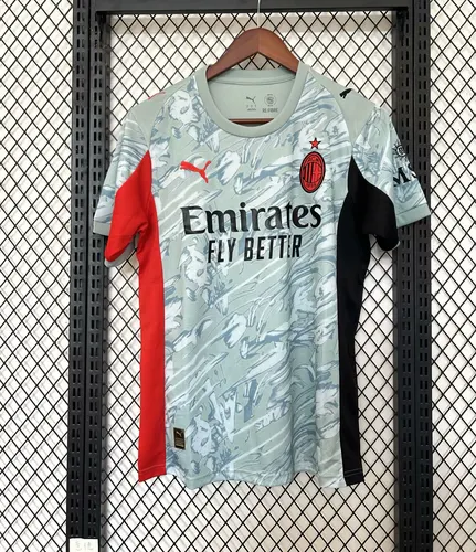 2025/2026 AC Milan Visitante Camiseta Fútbol Calidad Thai