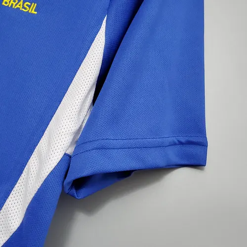 2002 Retro Brazil Away Soccer Jersey — view 8