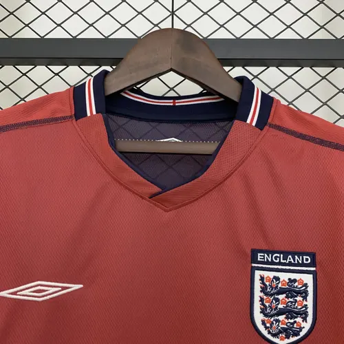 Camiseta Retro Inglaterra Visitante 2002 AAA calidad aficionado — view 5