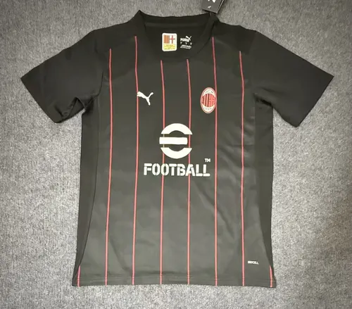 2025/2026 Camiseta de Fútbol Negra Edición Especial del AC Milan Calidad Tailandesa