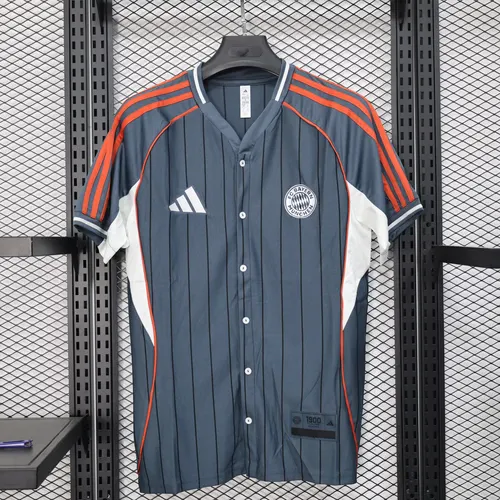 2025/2026 Bayern Munich Boutons Édition Spéciale Gris Maillot 1:1 Qualité Thaï
