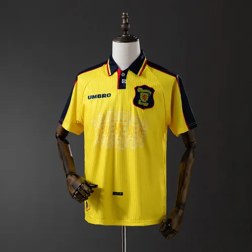 1996/1998 Rétro Écosse Équipe Nationale Maillot Extérieur AAA qualité fan