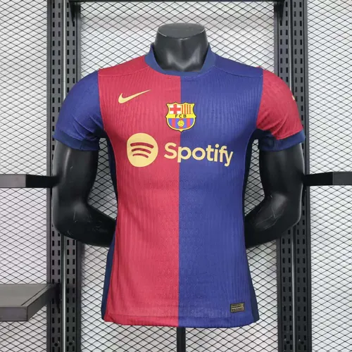 قميص برشلونة المنزلي نسخة اللاعب 2024/2025 بجودة تايلاندية