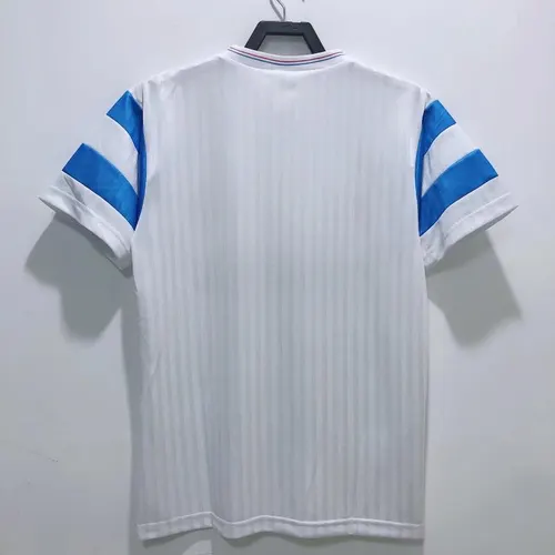 1990 Retro Olympique de Marseille Home Football Jersey AAA fan-grade — view 2