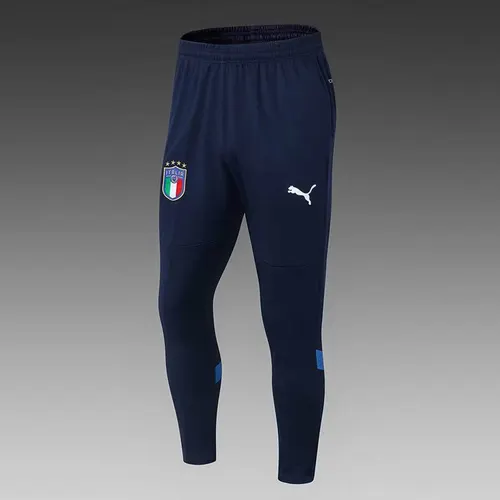 2022 Italy Half-Pull Training Suit Blue Soccer Shirt Set — view 6