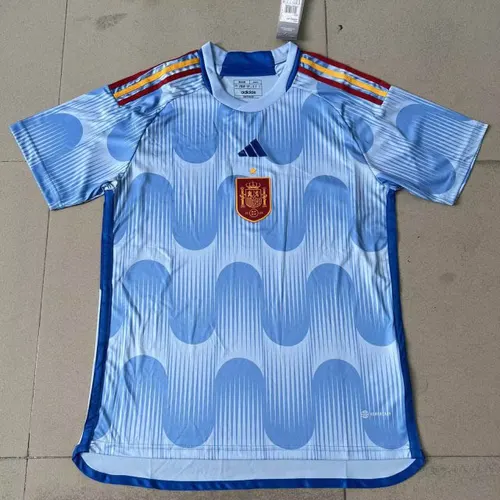 2022 FIFA World Cup Spain Away Soccer Shirt — view 1