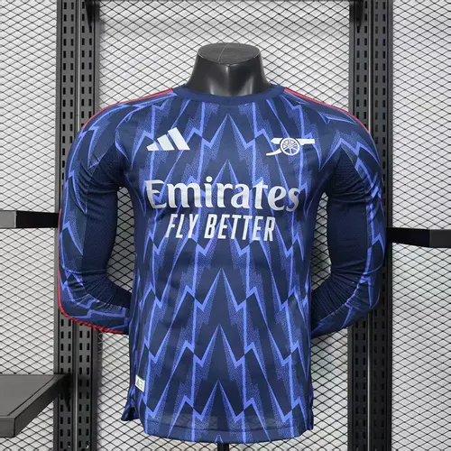 2025/2026 Long Sleeves Player Version Arsenal Away Football Shirt AAA fan-grade