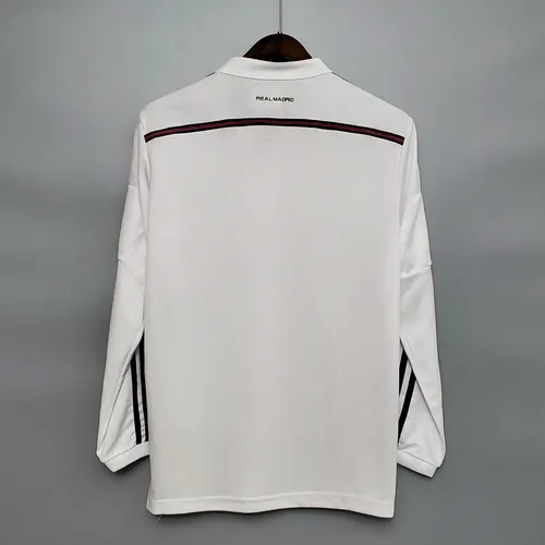 Retro Long Sleeve 2014/2015 Real Madrid Home — view 2
