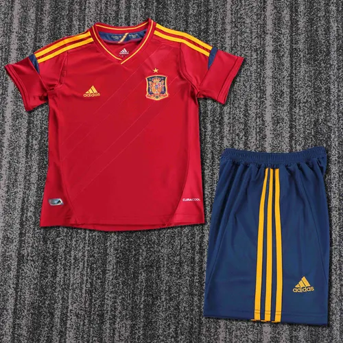 2012 Retro Spain Home Football Shirt 1:1 Thai Quality Kids Size