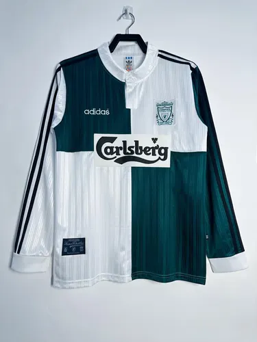1995/1996 Retro Liverpool Away Football Jersey Long Sleeve AAA fan-grade