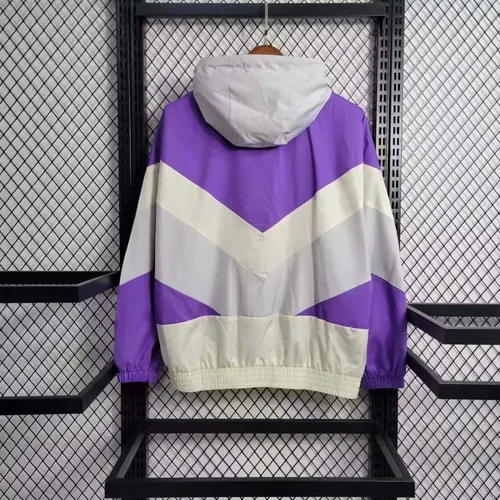 2023 Arsenal Windbreaker Purple Soccer Jersey AAA fan-grade — view 2