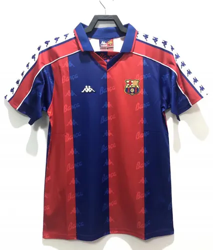 1992/1995 Camisa de Futebol Casa Retrô Barcelona Qualidade Tailandesa